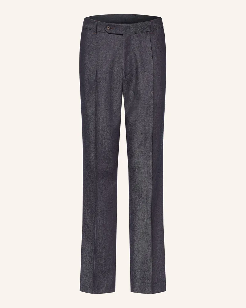 HUGO BOSS Hose Perino Tapered Fit blau Dunkelblau
