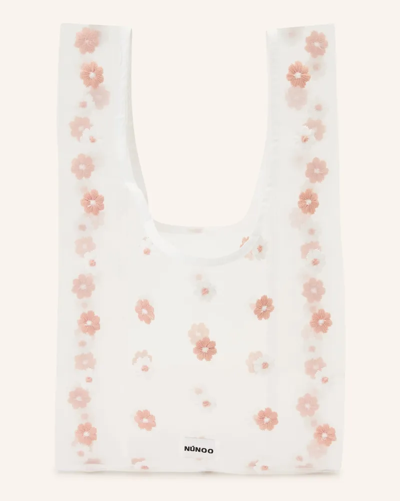 NÚNOO Handtasche Belinda Small rosa Weiss