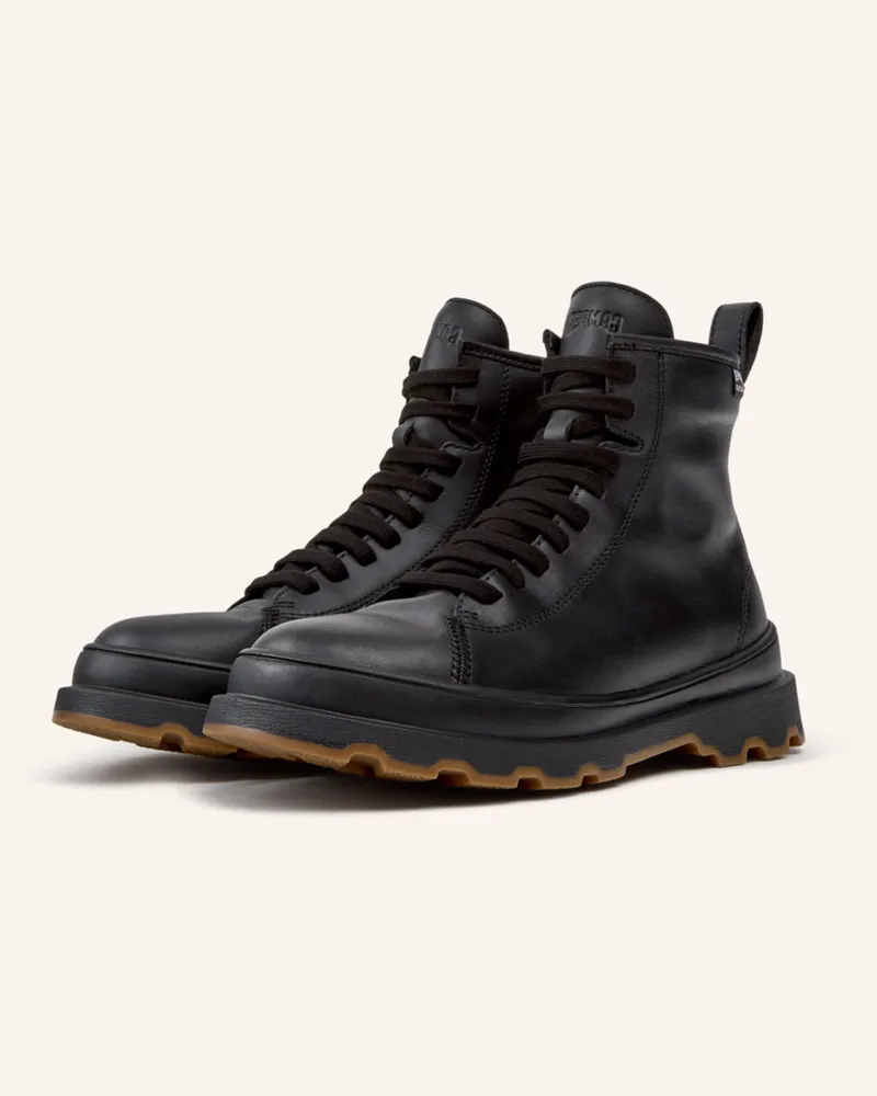 Camper Stiefeletten Brutus+ schwarz Schwarz