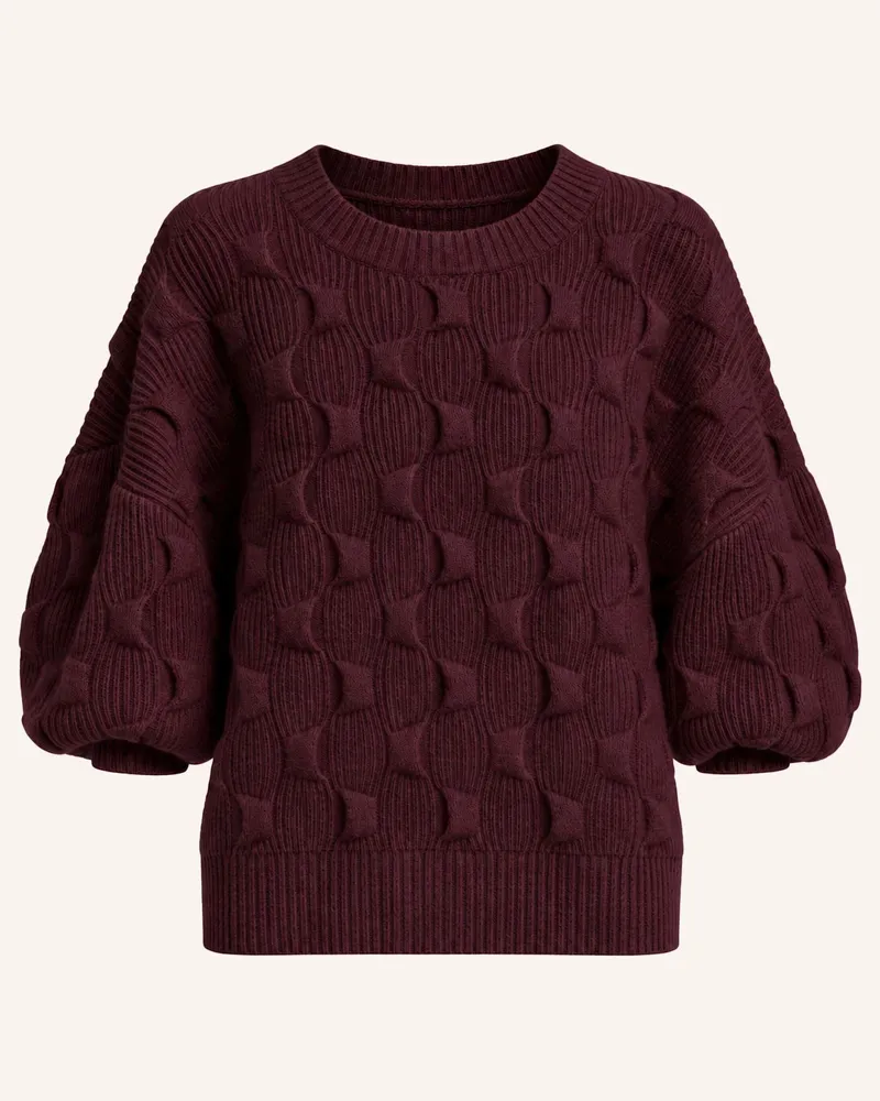 KIEFERMANN Kiefermann Women Strickpullover Aus Wolle-Kaschmir Mit Struktur Roshani rot Lila