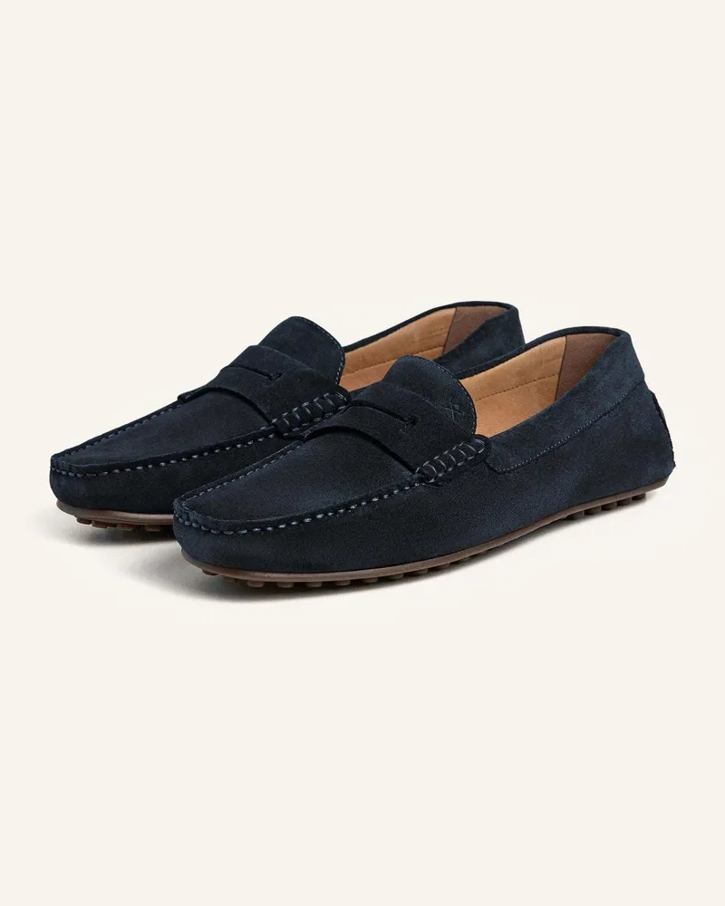 Hackett Loafer Driver Saddle blau Dunkelblau