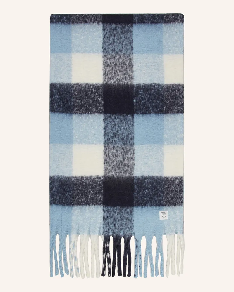 Knowledge Cotton Apparel Schal Hellblau