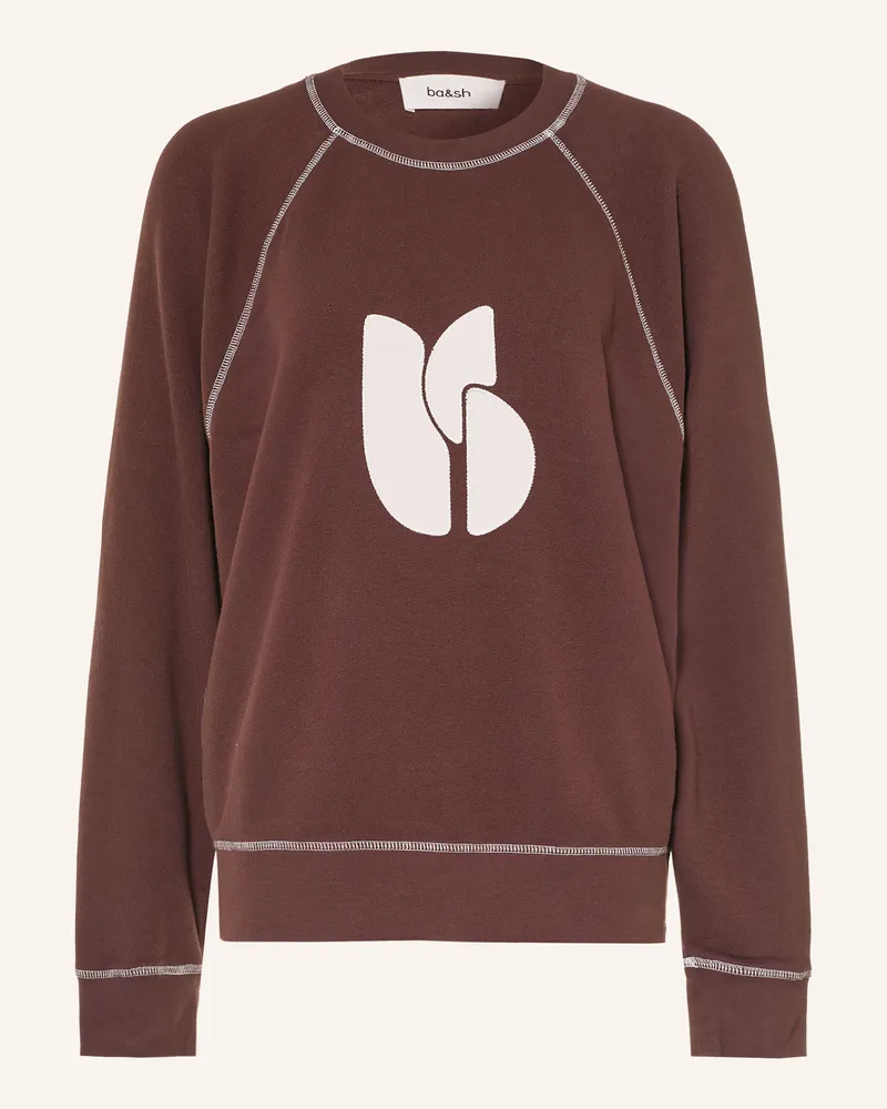 ba&sh Sweatshirt Bart braun Dunkelbraun