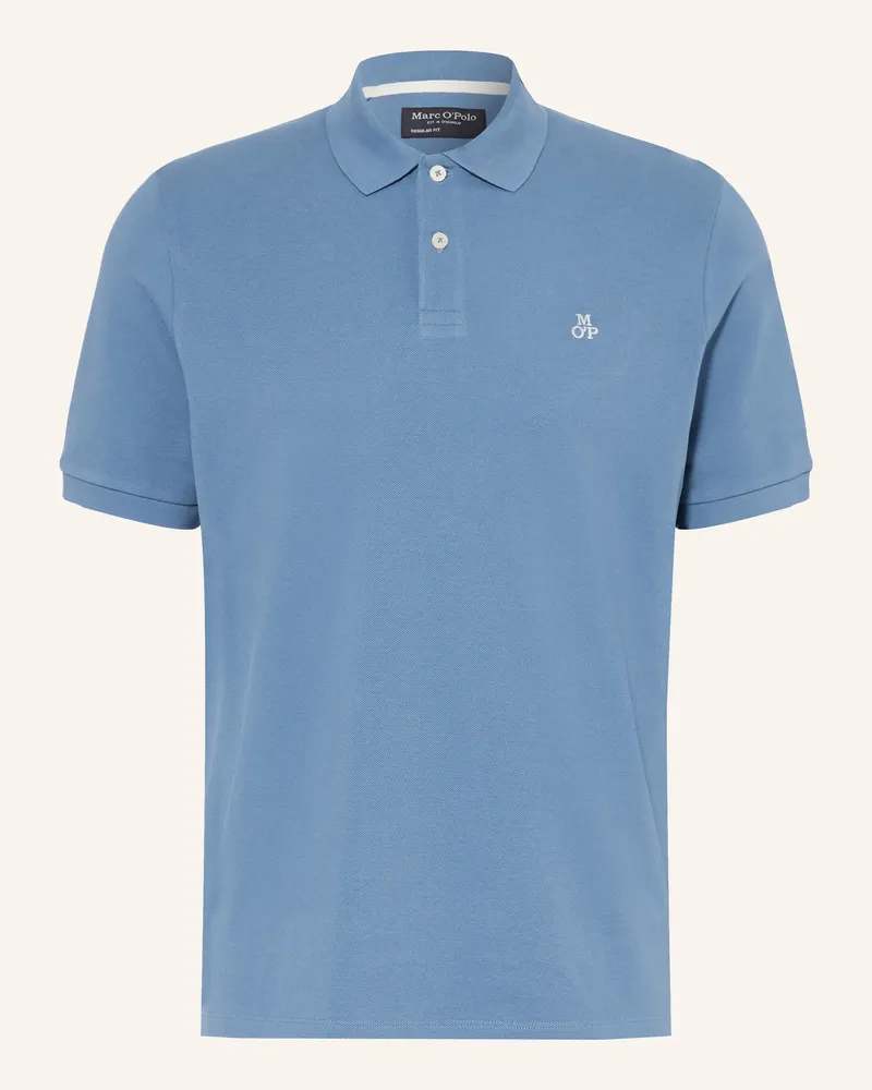 Marc O'Polo Piqué-Poloshirt Regular Fit blau Blau