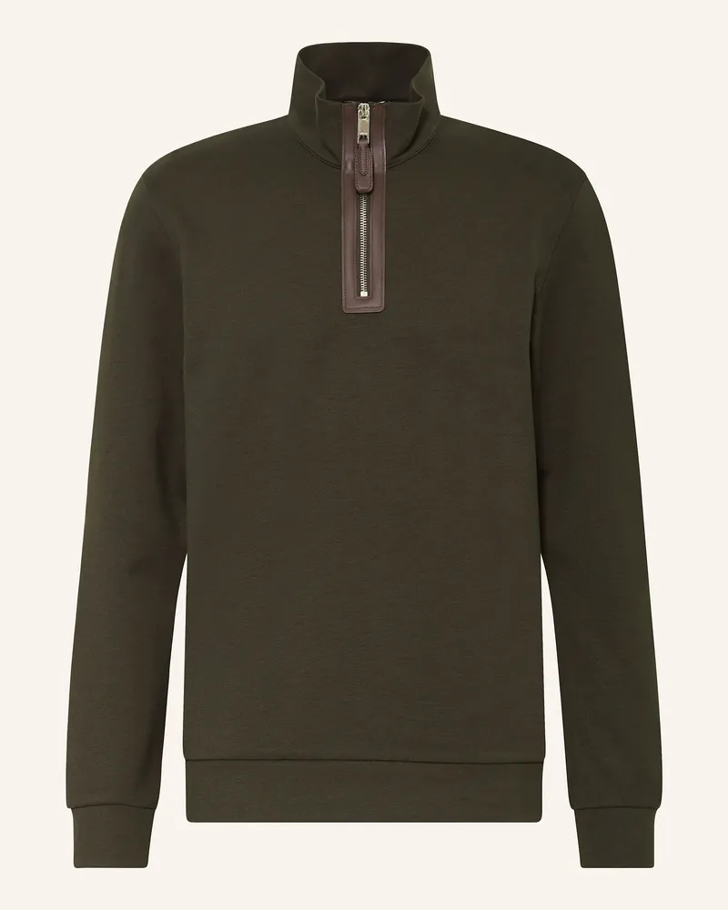 Reiss Jersey-Troyer HALE Dunkelgrün