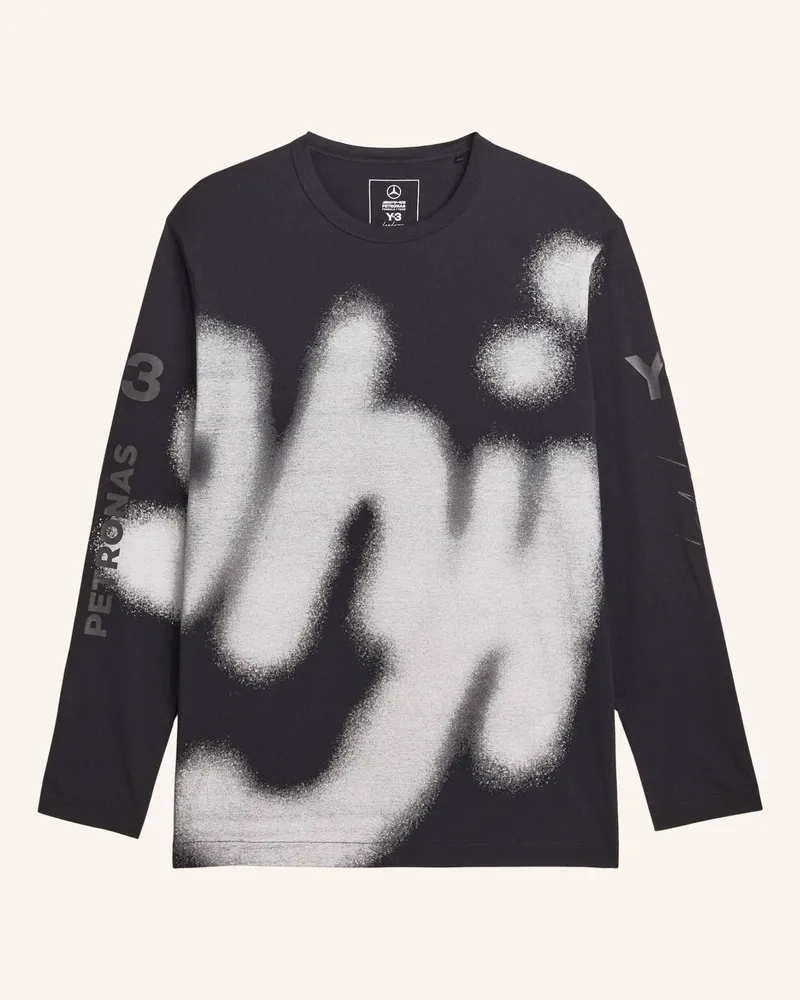 Y-3 Y-3 Mercedes - Amg Petronas Formula 1 Team Yohji Grafik-Longsleeve schwarz Schwarz
