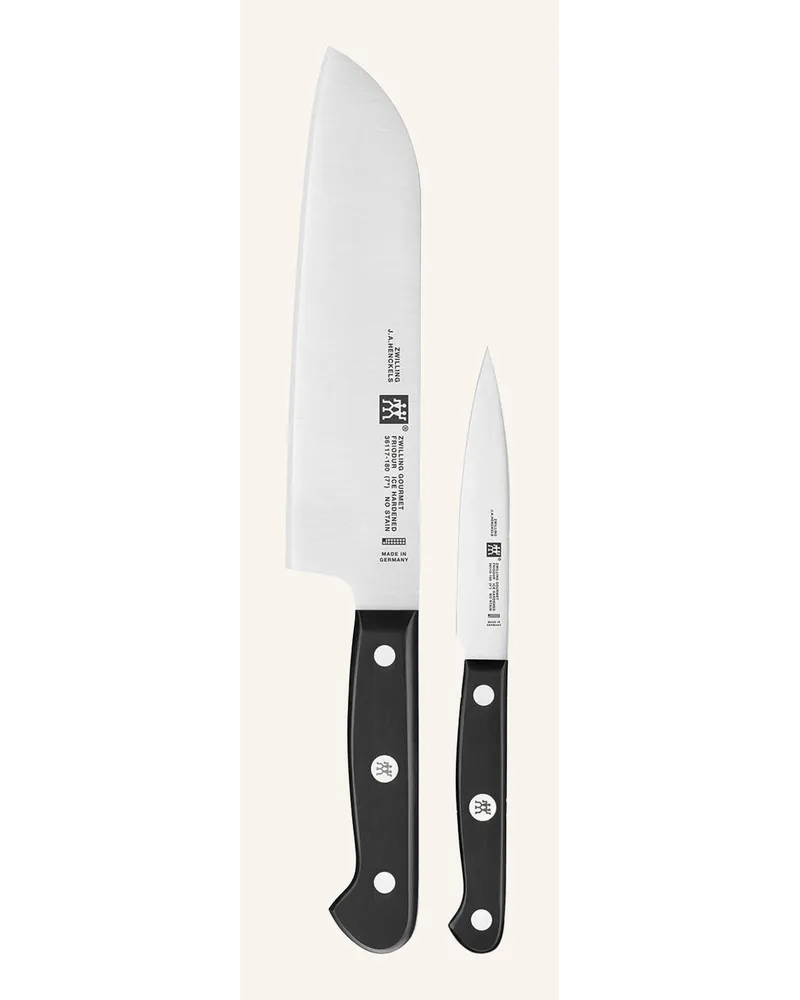 Zwilling 2-tlg. Messer-Set GOURMET Schwarz