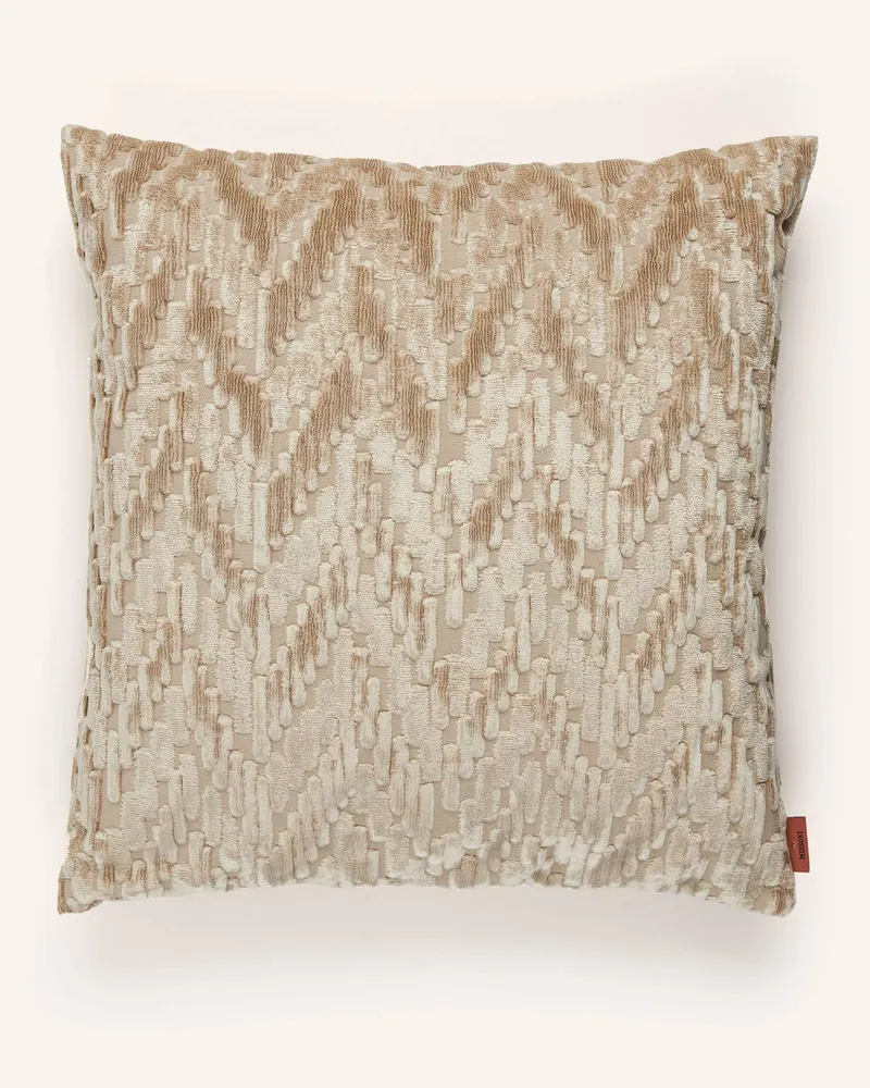 Missoni Home Dekokissen FOSSILE mit Daunenfüllung Beige