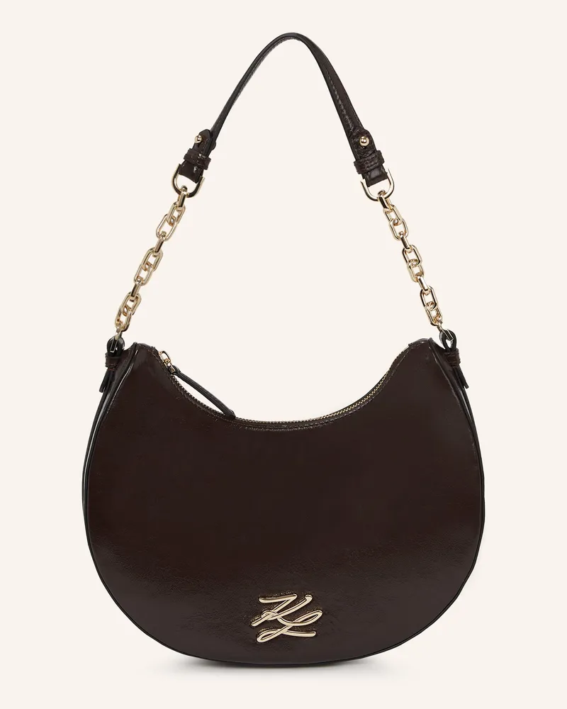 Karl Lagerfeld K/Autograph Schultertasche Braun