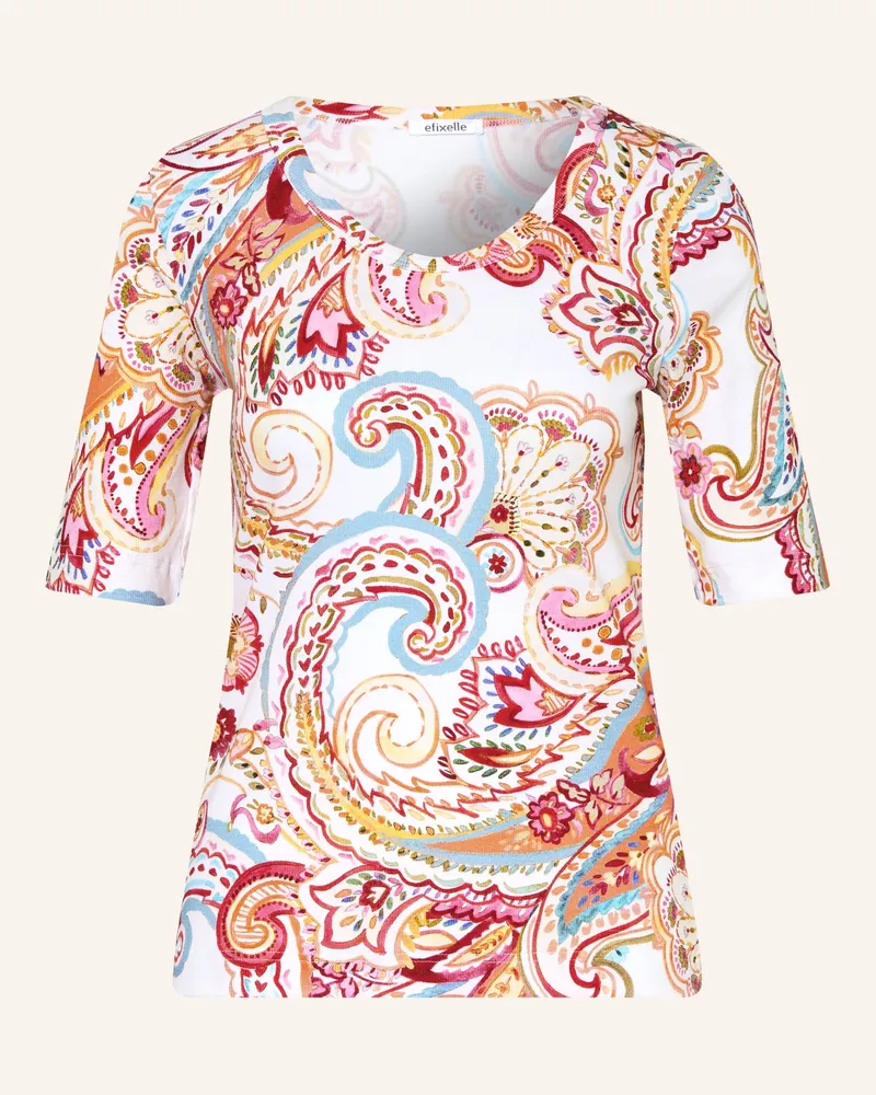 Efixelle T-Shirt rot Weiss