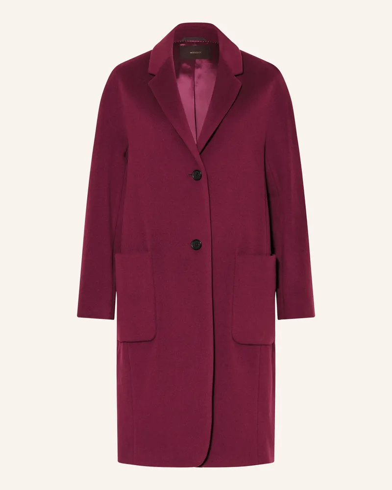 windsor. Wollmantel rot Fuchsia