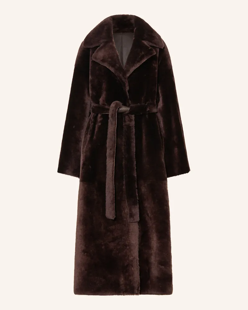 Arma Ledermantel Rien Zum Wenden braun Dunkelbraun