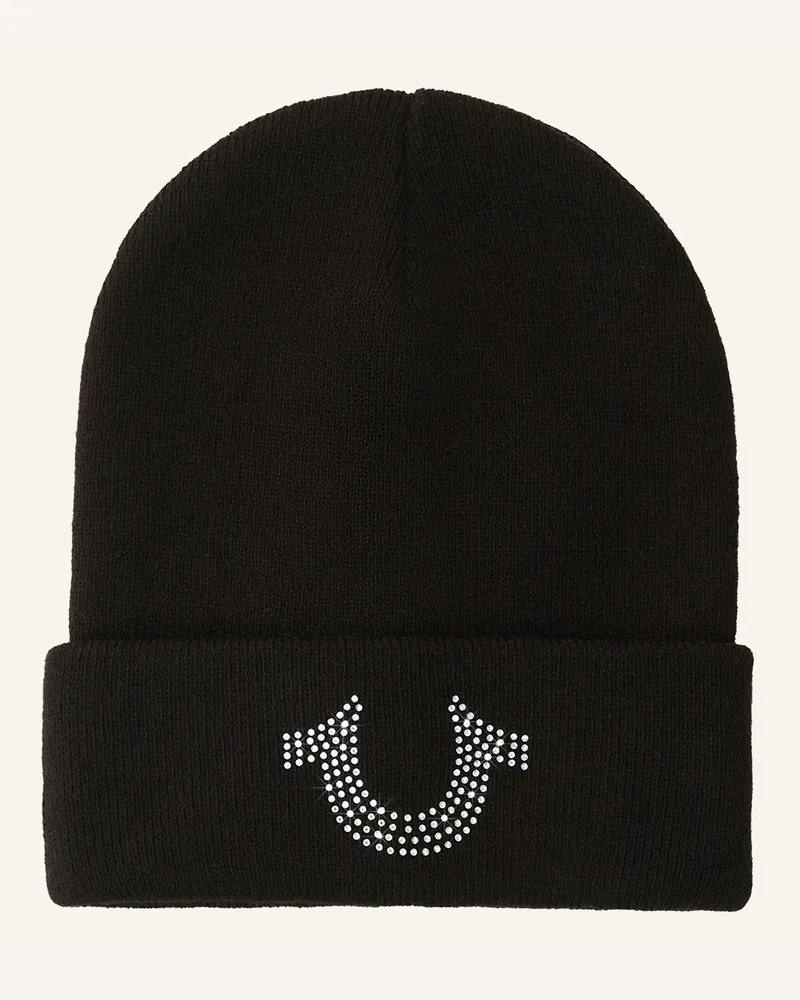 True Religion Beanie CRYSTAL Schwarz