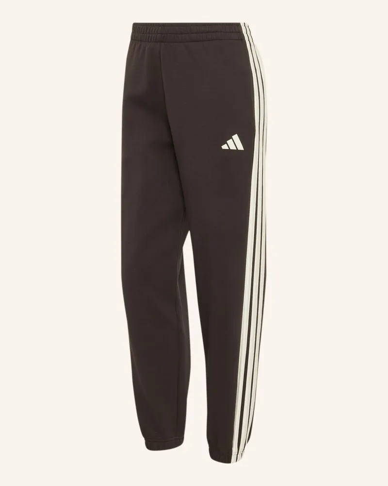 adidas Stadium 3-Streifen Regular Hose braun Braun