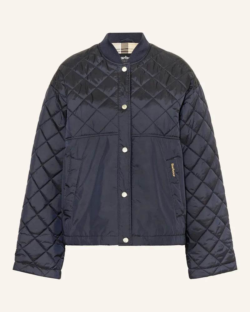 Barbour Steppjacke Wetherby blau Dunkelblau