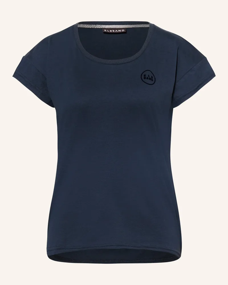 ELBSAND T-Shirt RAGNE Dunkelblau