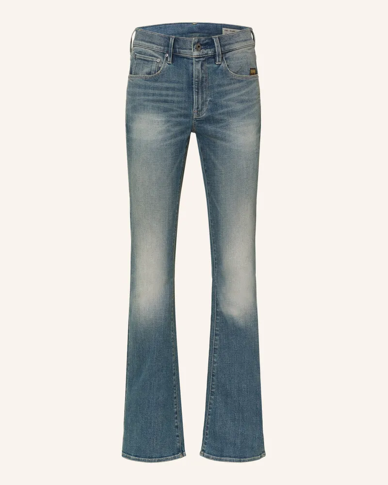 G-STAR RAW Bootcut Jeans 3301 blau J428
