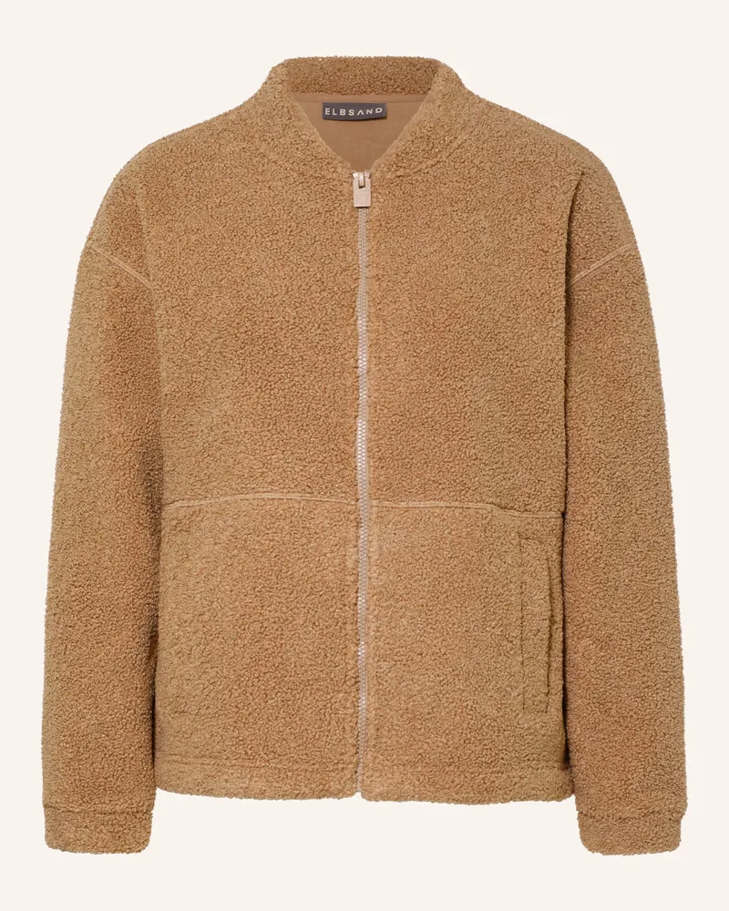 ELBSAND Teddyfell-Jacke Nette braun Braun