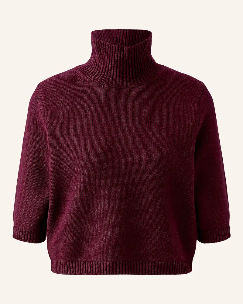Oui  Strickshirt rot Dunkelrot