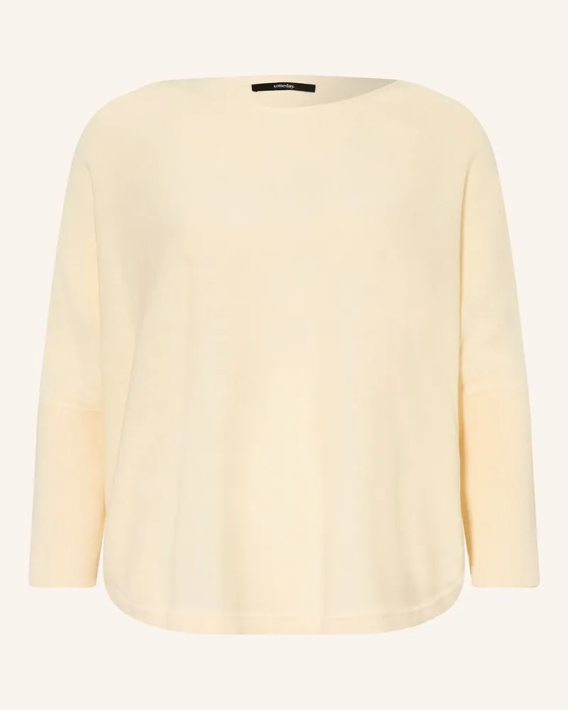 someday. Pullover Tiraja Mit 3/4-Arm gelb Hellgelb