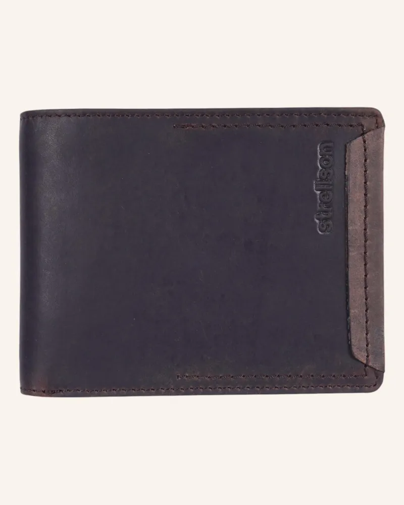 Strellson Billfold Camden Corbin braun Dunkelbraun