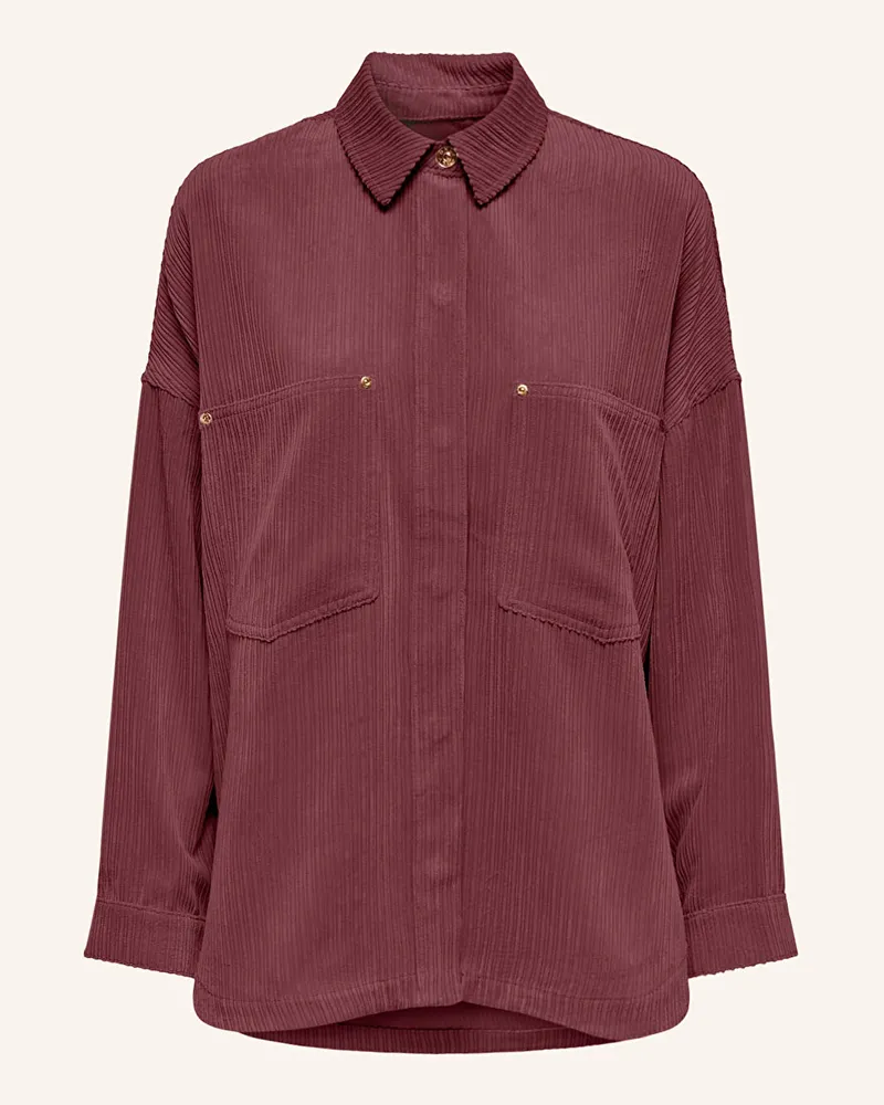 only Cord-Overshirt Fuchsia