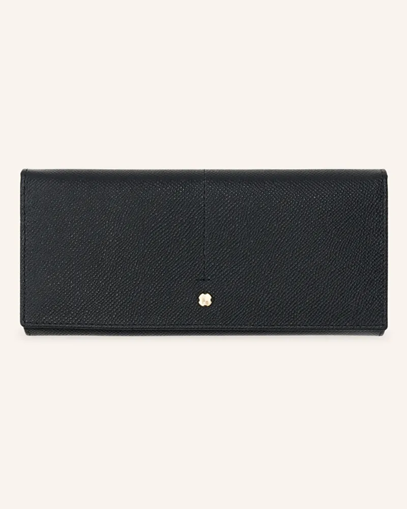 Lottusse Mittlere Brieftasche Borne schwarz Schwarz