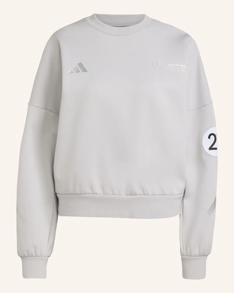 adidas MERCEDES AMG PETRONAS F1 TEAM SILBERPFEILE SWEATSHIRT Grau