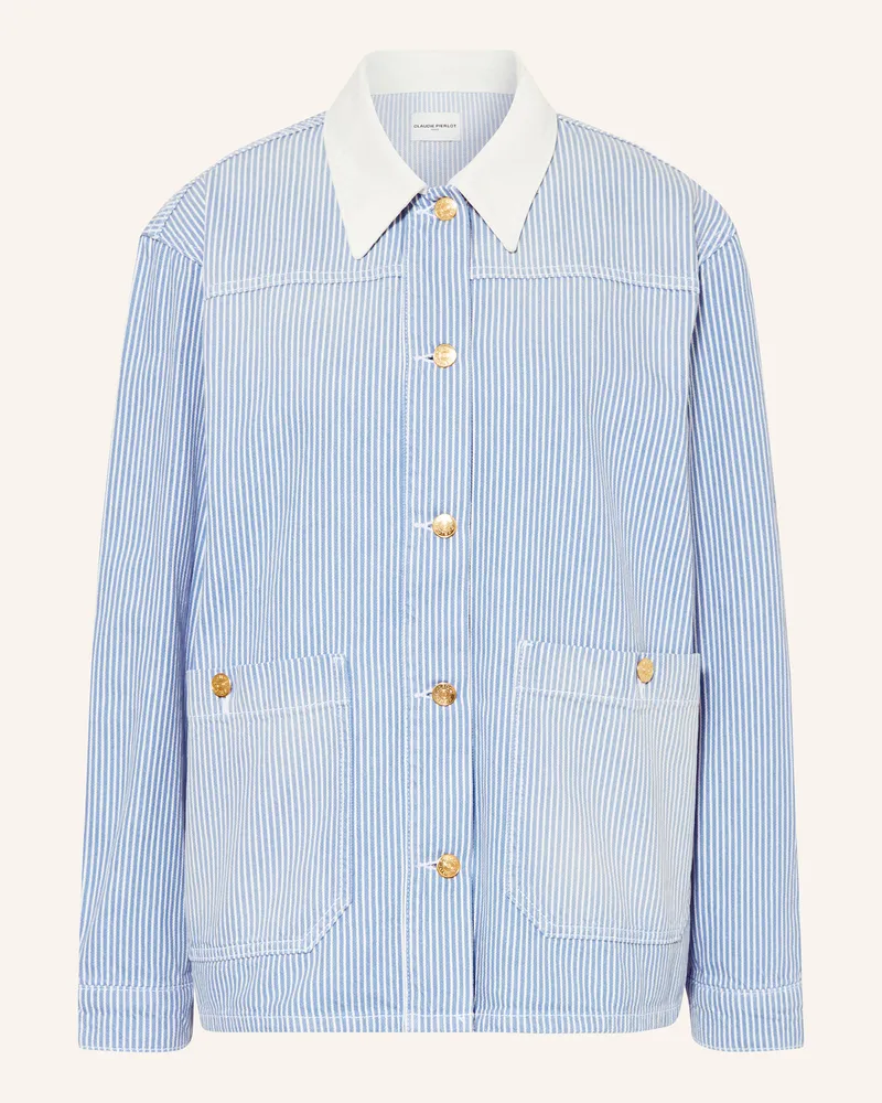 Claudie Pierlot Jeansjacke Hellblau