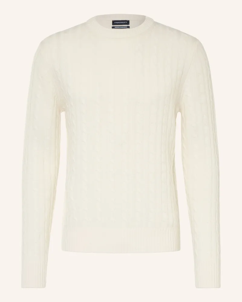 Strokesman's Strokesman Pullover weiss Ecru