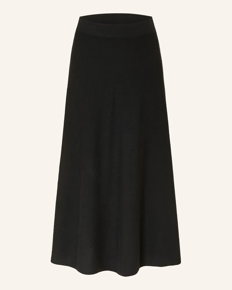 Lisa Yang Strickrock TORIE aus Cashmere Schwarz