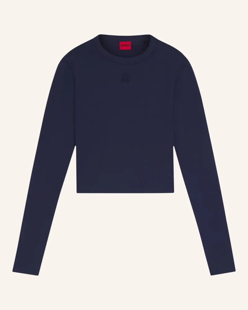 HUGO BOSS Casual Top DAFILOMENA_3 Slim Fit Dunkelblau