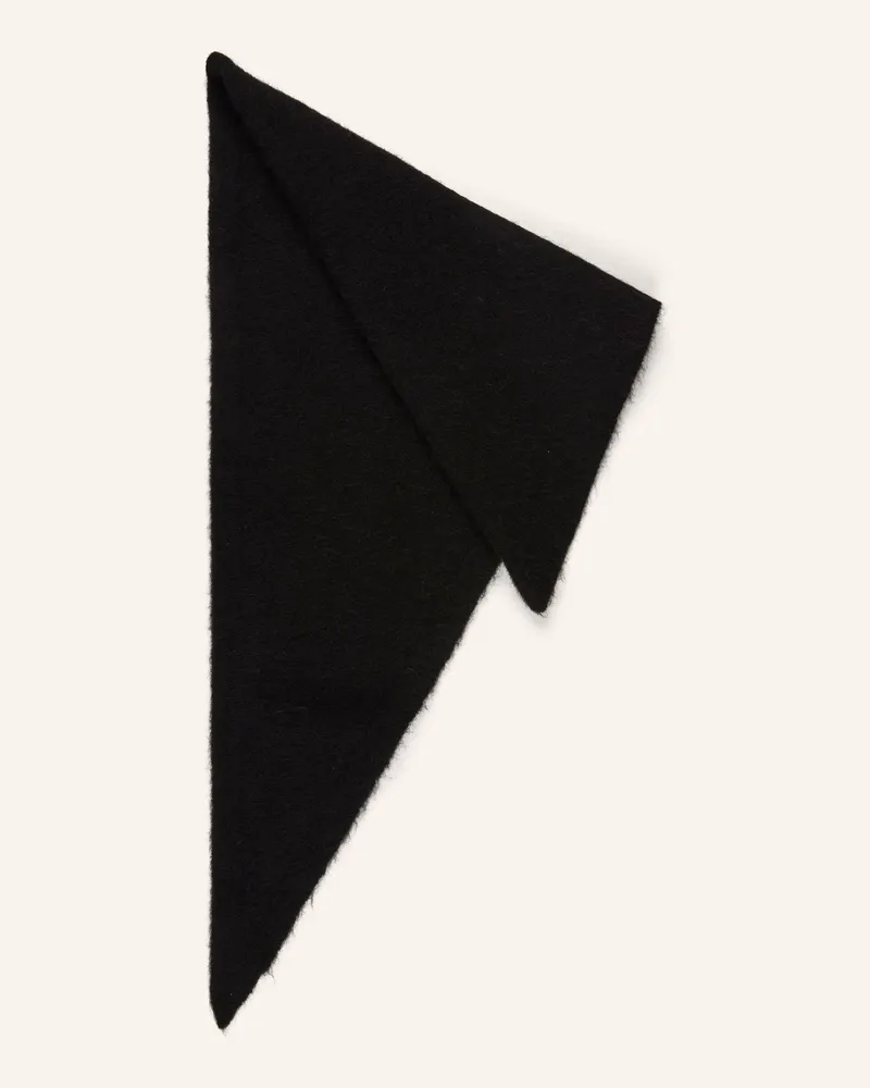 Arket Dreieckstuch mit Alpaka Schwarz