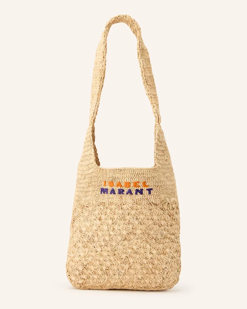 Isabel Marant Schultertasche Praia Small beige Hellbraun