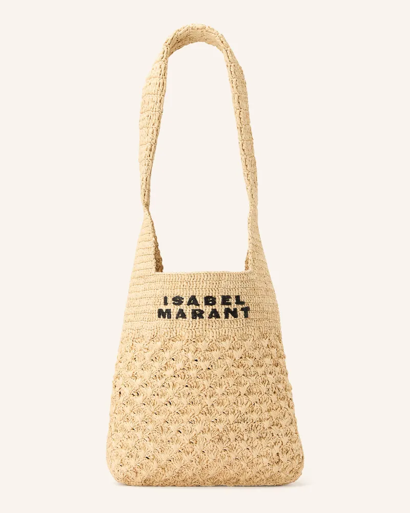 Isabel Marant Schultertasche Praia Small beige Hellbraun