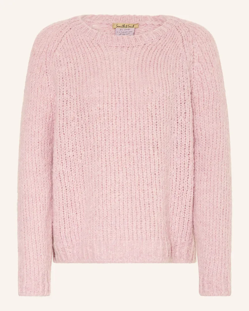 Smith & Soul Pullover mit Alpaka Hellrosa