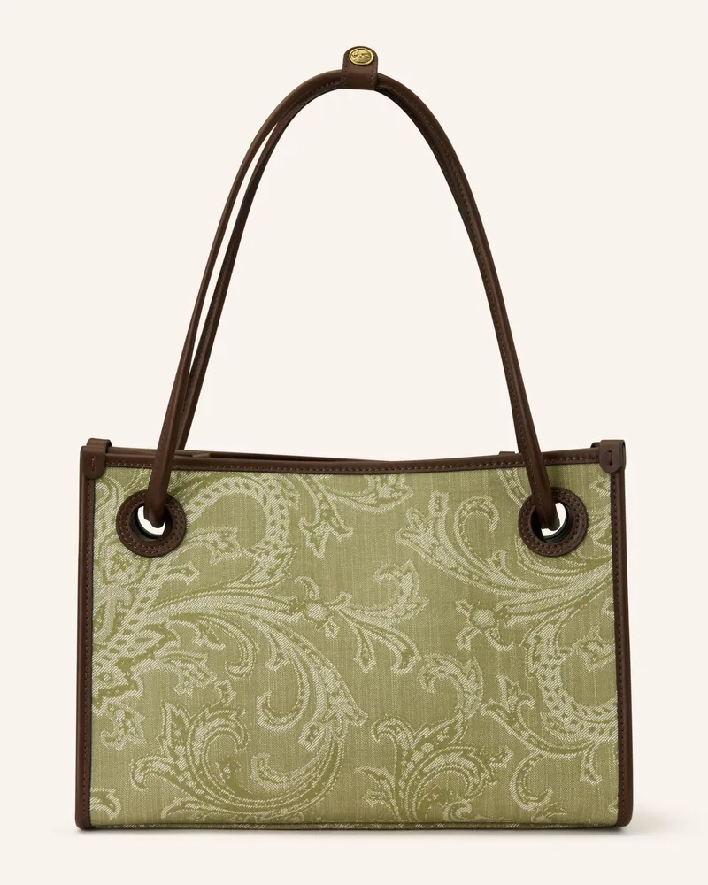 Etro Shopper beige Grün