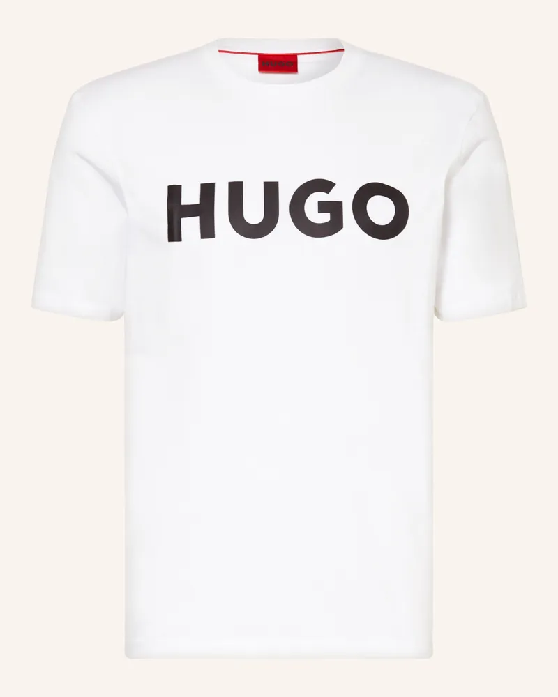 HUGO BOSS T-Shirt Dulivio weiss Weiss