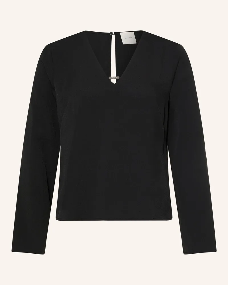 Calvin Klein Blusenshirt schwarz Schwarz