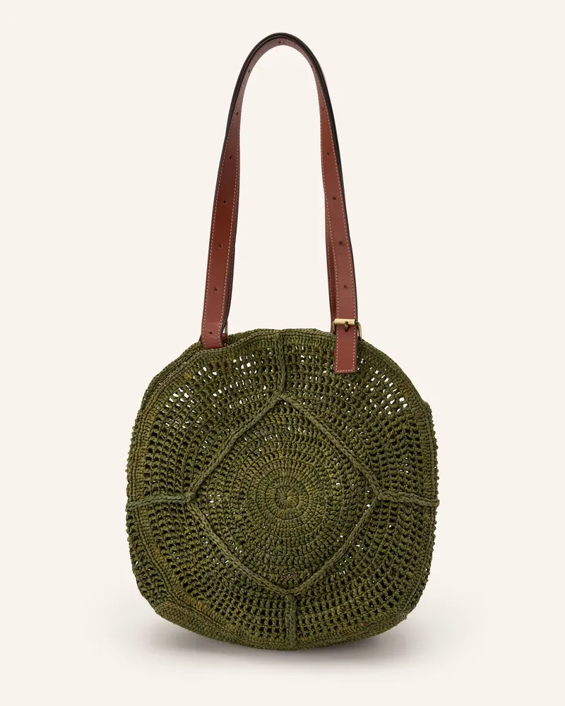 ba&sh Schultertasche Palma gruen Khaki