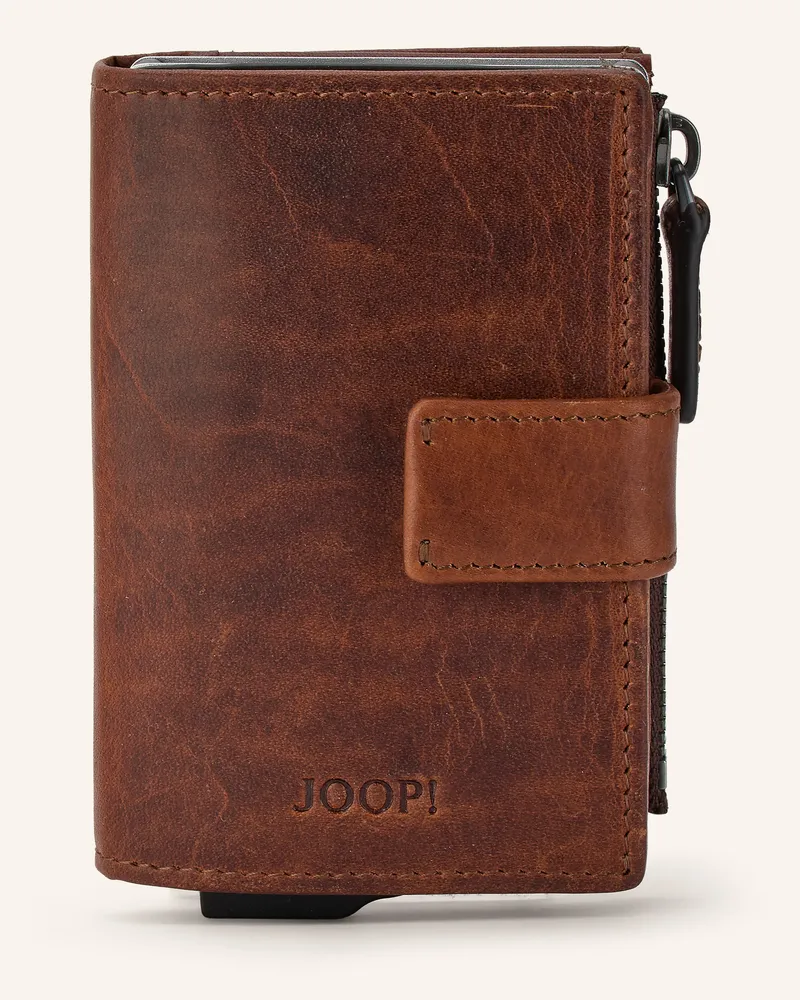 JOOP! Kartenetui CERRATANO C-FOUR E-CAGE Braun