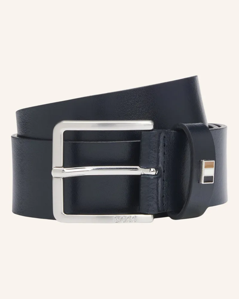 HUGO BOSS Business Gürtel THER-FLAG-E_SZ35 Dunkelblau