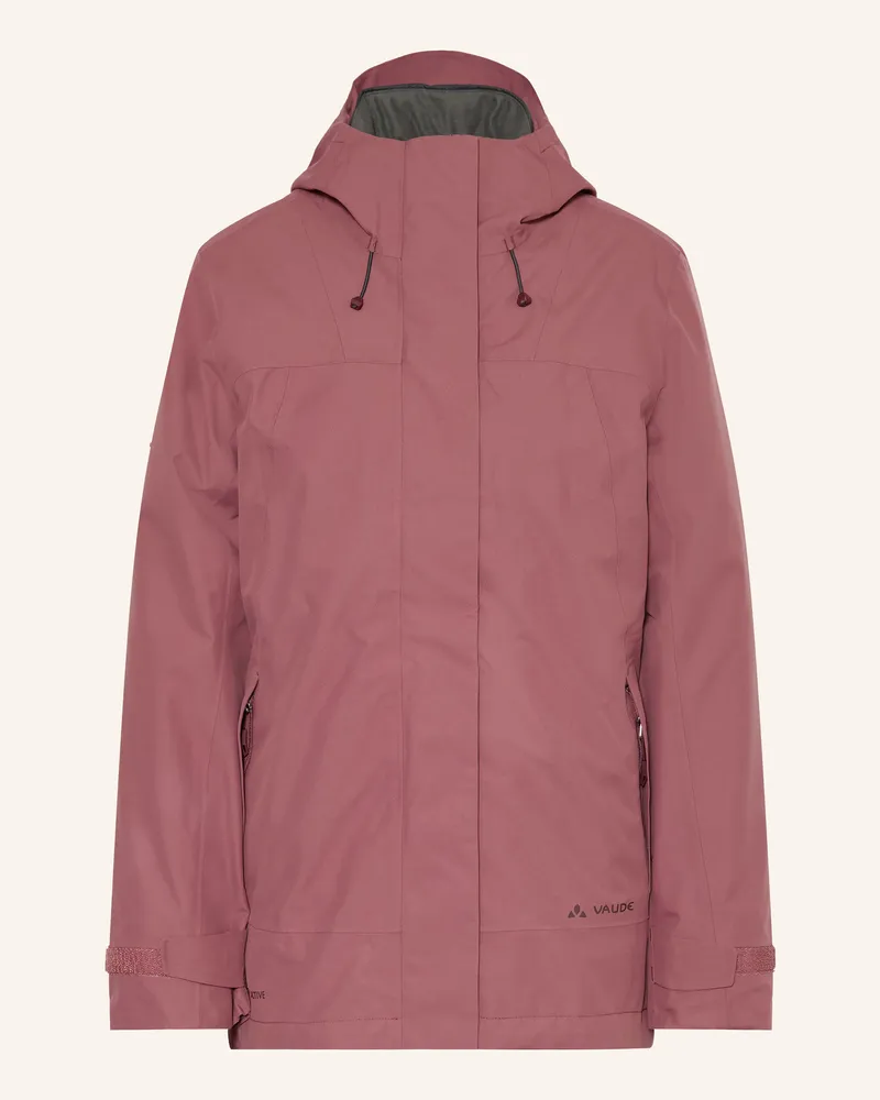 Vaude 2-In-1-Jacke Neyland rot Altrosa