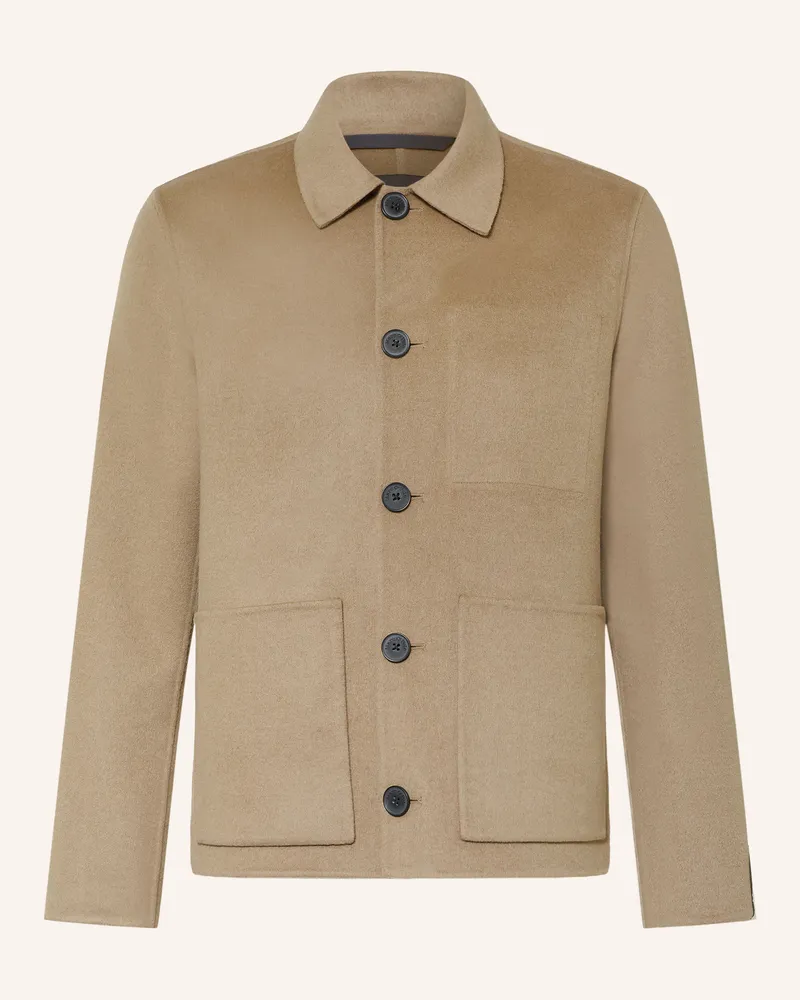 Marc O'Polo Overjacket grau Hellbraun