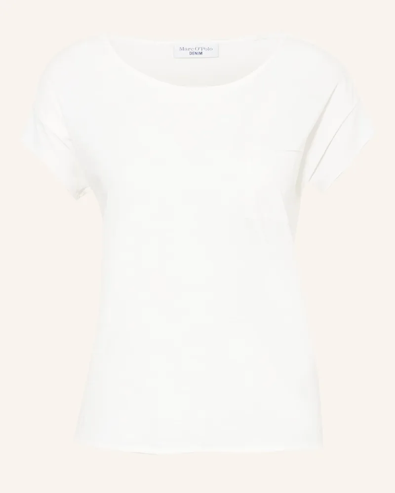 Marc O'Polo T-Shirt weiss Ecru