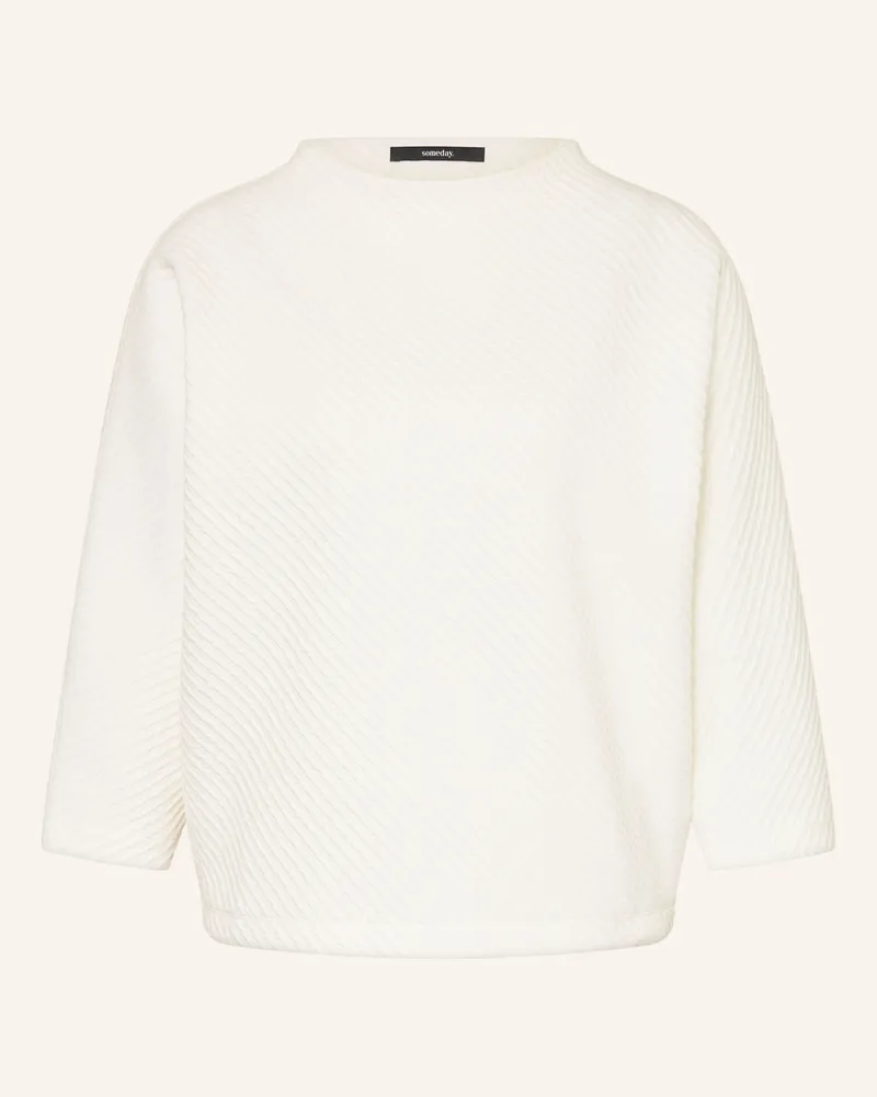 someday. Pullover Ulira Mit 3/4-Arm weiss Weiss