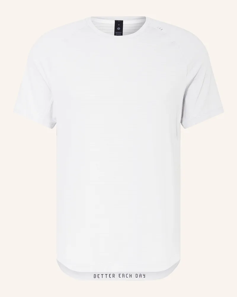 LULULEMON T-Shirt LICENSE TO TRAIN Hellgrau