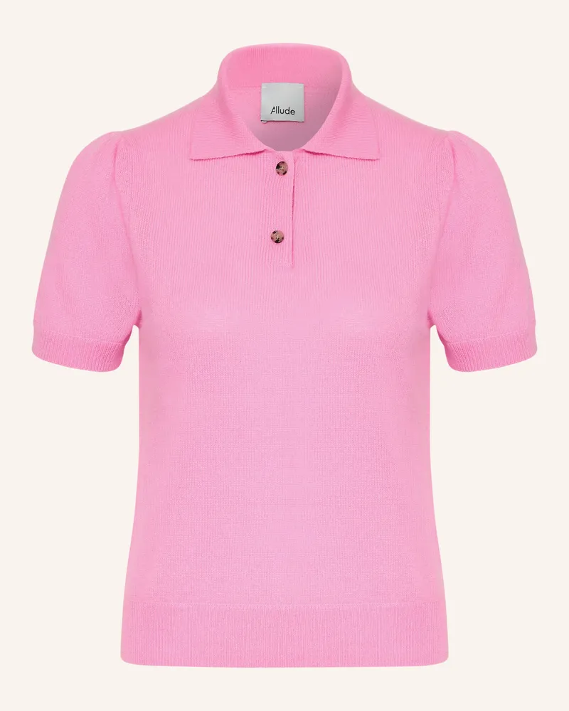 ALLUDE Strickshirt Aus Cashmere pink Rosa