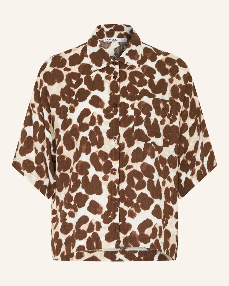 FEMILET Schlafshirt LAYLA Braun