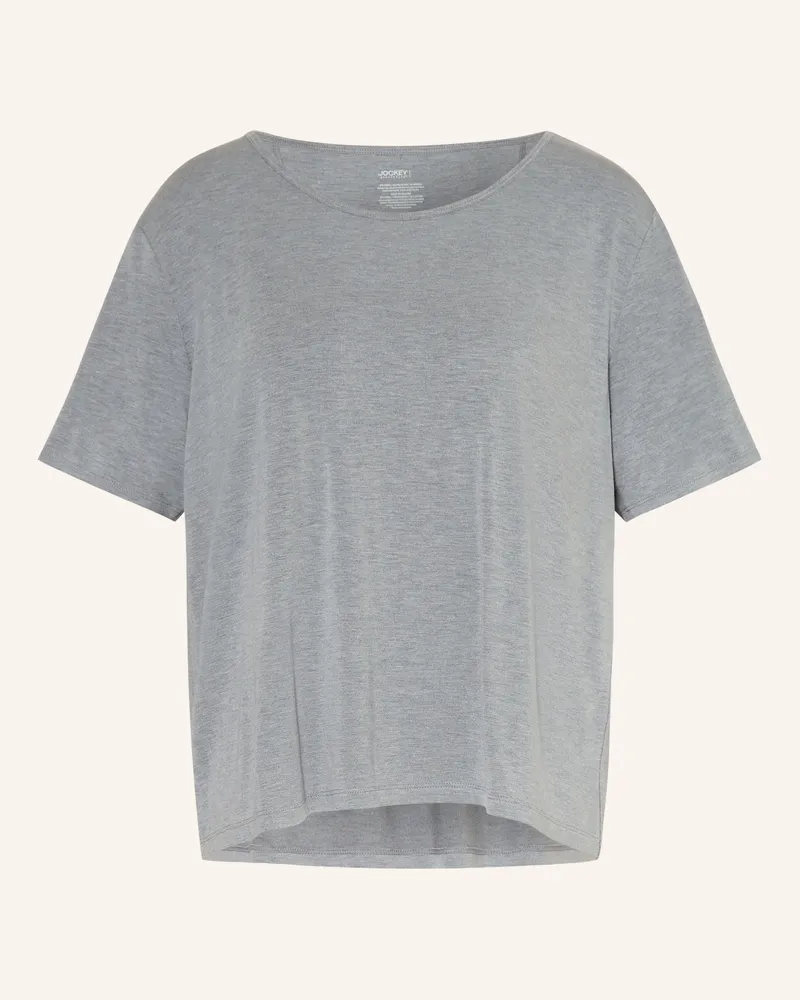Jockey Schlafshirt Soft Touch Luxe grau Hellgrau